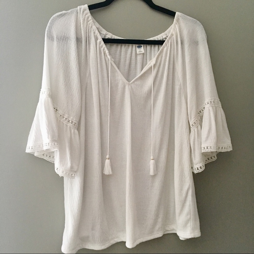 Boho Bell-Sleeved Flowy Top